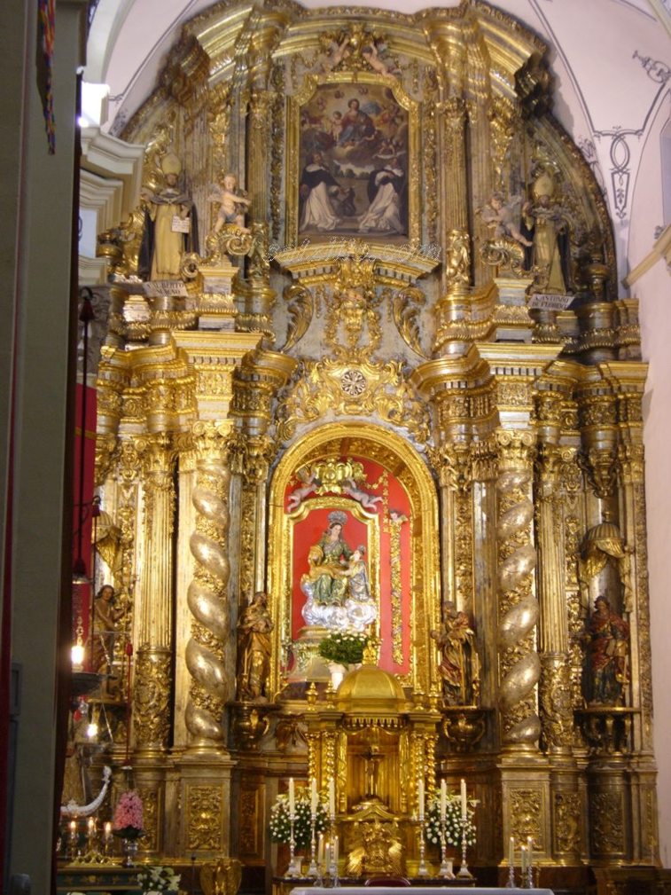 Retablo barroco de la Iglesia Monasterio de las Anas