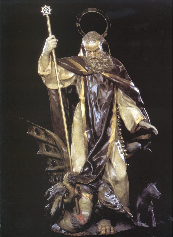 San Antón obra de Francisco Salzillo del siglo XVIII